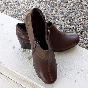 Clarks Brown Leather Loafers